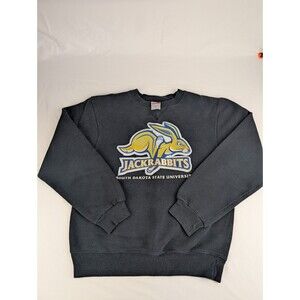 Men's S South Dakota State Jackrabbits SDSU Sweater Soffe Small Black Vintage